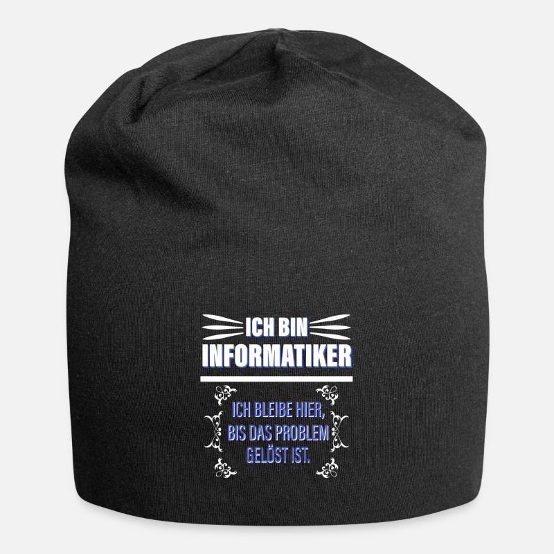 Ich Bin Informatiker - Jersey-Beanie - Schwarz