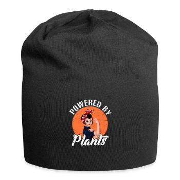 végétalien - Bonnet en jersey - noir - Devant