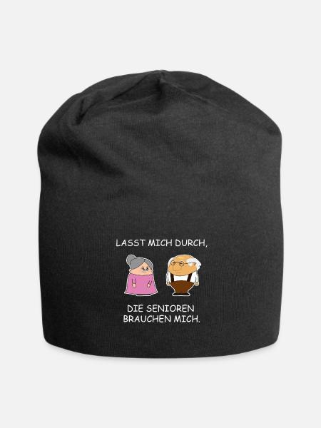 Altenpflege Pflegekraft Pfleger Lustig Witzig - Jersey-Beanie - Schwarz