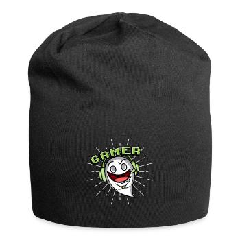 Gamer / Gamer Ghost Funny Gaming Halloween - Bonnet en jersey - noir - Devant