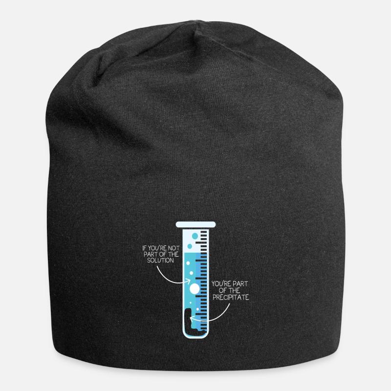 Tube à essai chimiste scientifique - Bonnet en jersey - noir