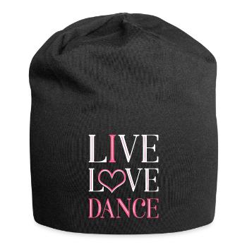 Live Love Dance - Jersey Beanie - black - Front