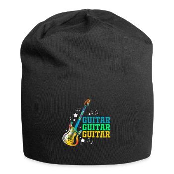 guitar - Jersey Beanie - black - Front