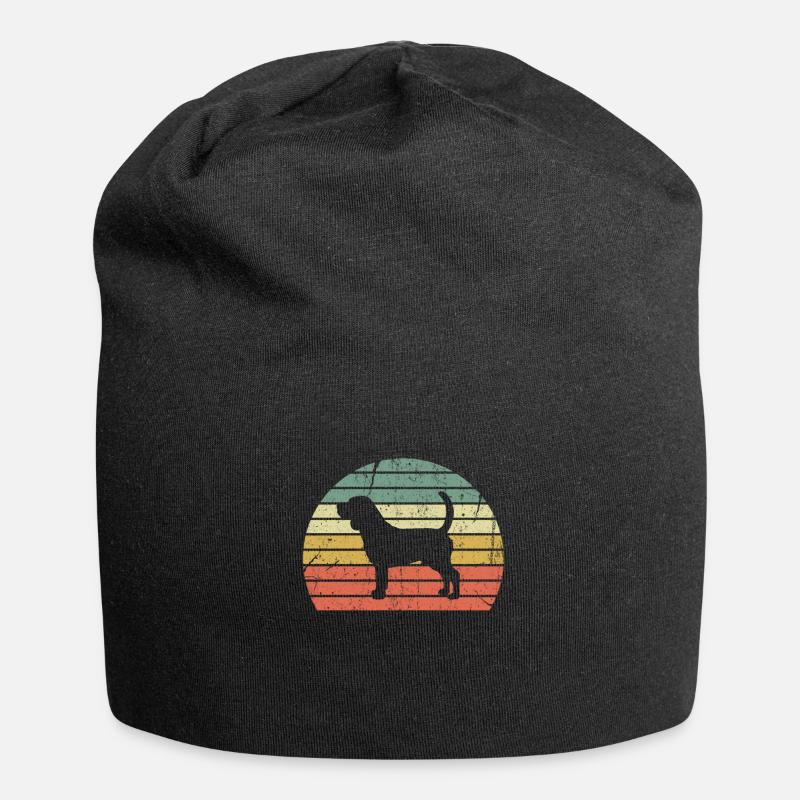 Beagle - Jersey-Beanie - Schwarz