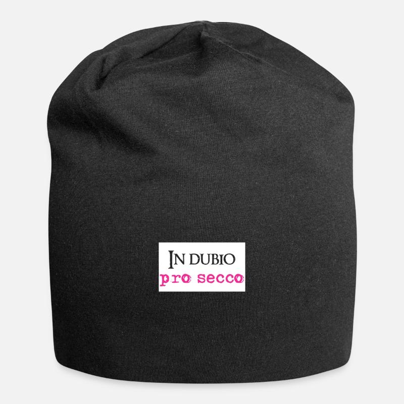 In dubio Pro Secco Drôle avocat examen d’État - Bonnet en jersey - noir