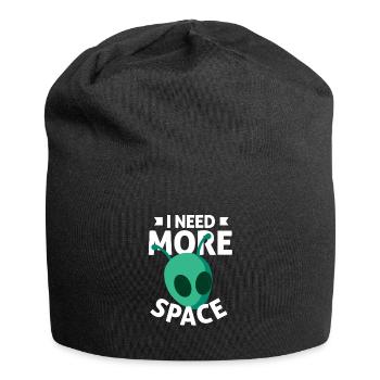 Alien Funny - Jersey Beanie - black - Front