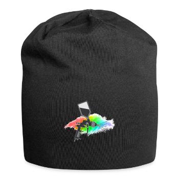 peinture - Bonnet en jersey - noir - Devant