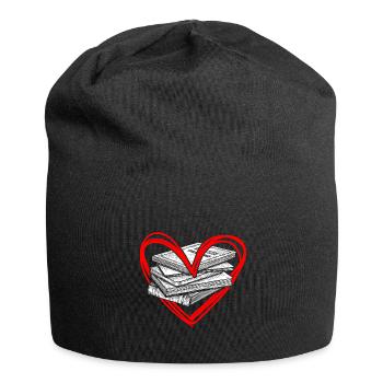 Reading passion - Jersey Beanie - black - Front