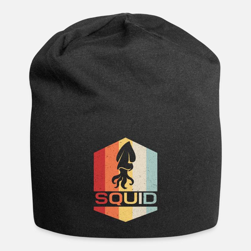 Kraken - Jersey-Beanie - Schwarz