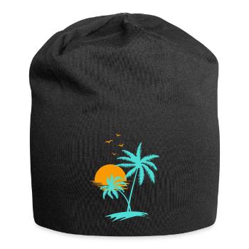 Miami Beach - Jersey Beanie - black - Front