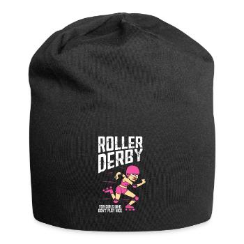 XASTY Tolles Rollschuh Sport Roller Derby Shirt - Jersey-Beanie - Schwarz - Vorne