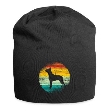 Boxer - Jersey-Beanie - Schwarz - Vorne