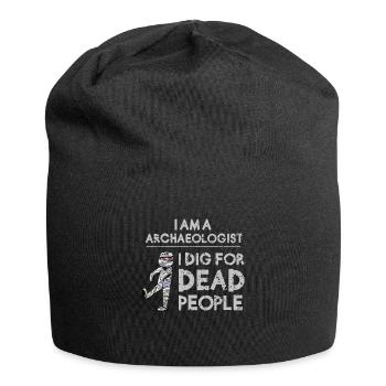 Archaeologist Hobby Sport Leisure Gift - Jersey Beanie - black - Front