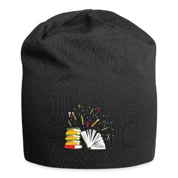 Books library - Jersey Beanie - black - Front