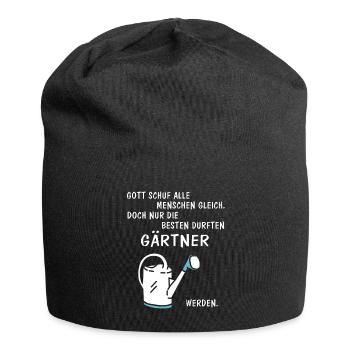 Gärtner - Jersey-Beanie - Schwarz - Vorne