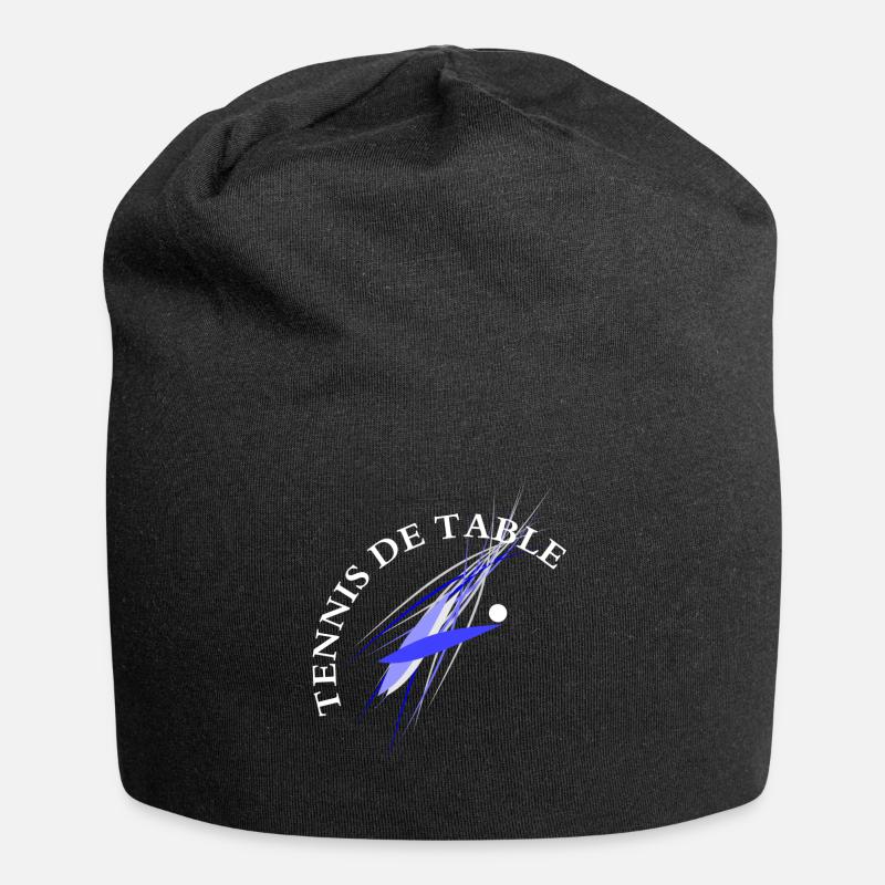 Tennis de Table - Bonnet en jersey - noir