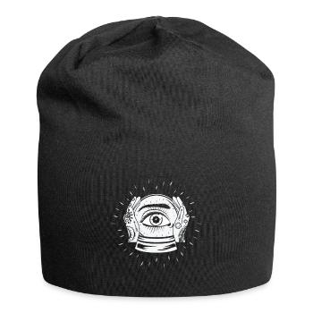 Clairvoyant Crystal Ball Fortune Teller Future - Jersey Beanie - black - Front