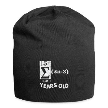 Sweet Sixteen Gift Math 16 ans - Bonnet en jersey - noir - Devant