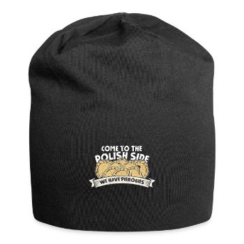 Pierogi Polish delicatessen Poland noodles - Jersey Beanie - black - Front