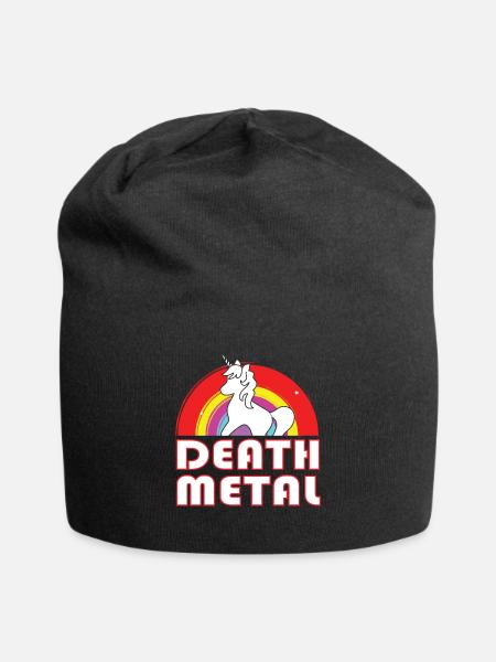 Licornes Death Metal - Bonnet en jersey - noir