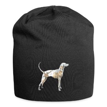 Chien de chasse - Bonnet en jersey - noir - Devant