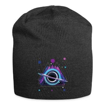 Black hole - Jersey Beanie - charcoal grey - Front