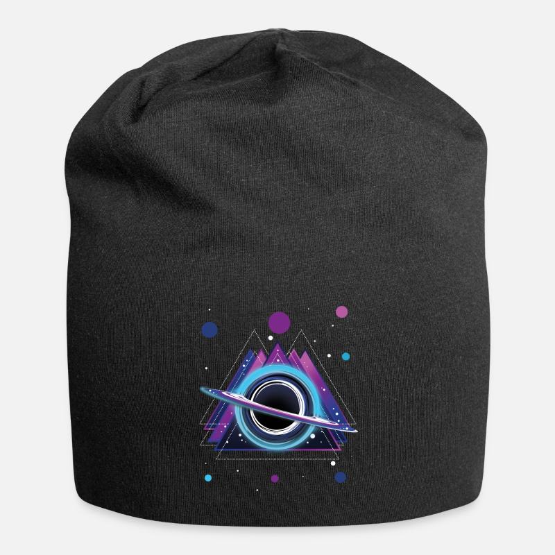 Trou noir - Bonnet en jersey - noir