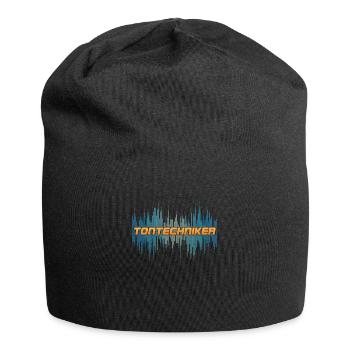 Tontechniker Ton Tonmeister Toningenieur Geschenk - Jersey-Beanie - Schwarz - Vorne