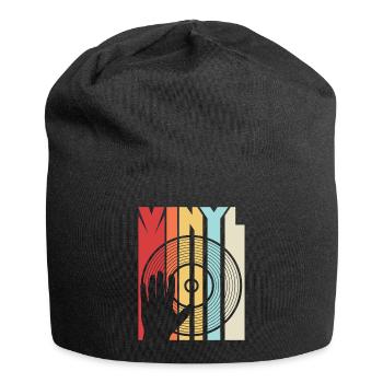 Vinyl Schallplatte - Jersey-Beanie - Schwarz - Vorne