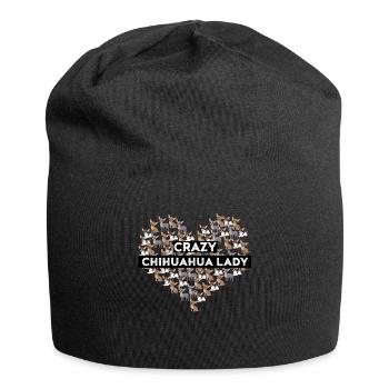 Crazy Chihuahua Lady Funny Chihuahua Gift - Jersey Beanie - black - Front
