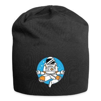 Yoga Astronaut - Jersey-Beanie - Schwarz - Vorne