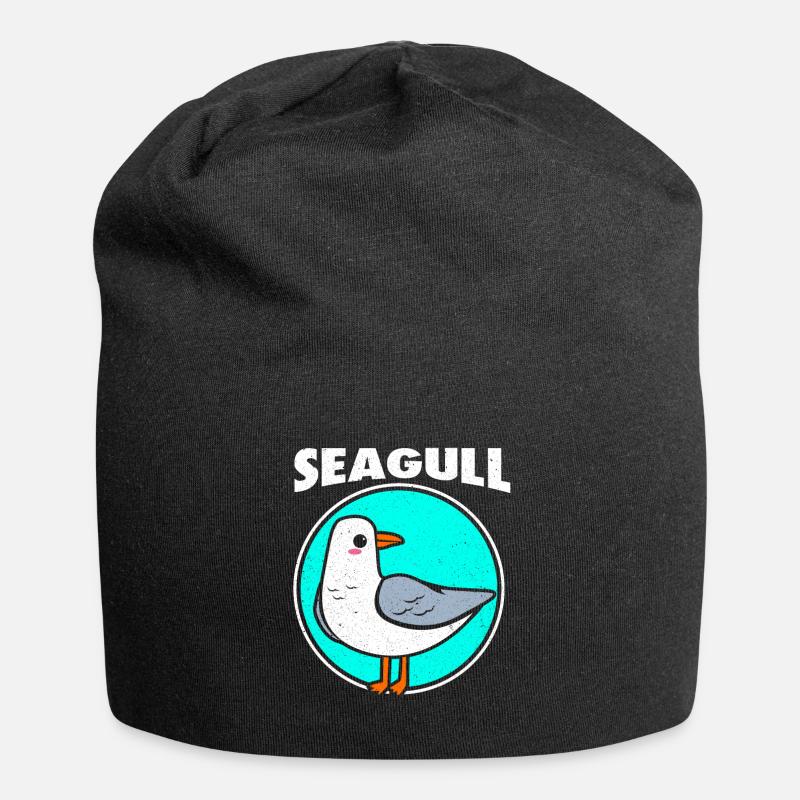 mouette - Bonnet en jersey - noir