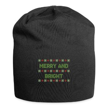 Ugly Christmas Weihnachtspullover - Jersey-Beanie - Schwarz - Vorne