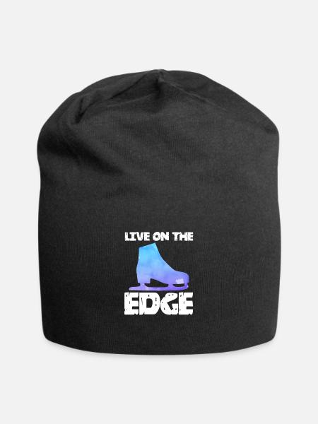 Figure skating Ice skating Ice skating - Jersey Beanie - black