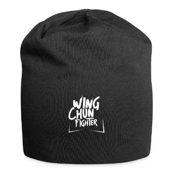 Wing Chun Kämpfer - Jersey-Beanie - Schwarz - Vorne