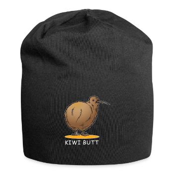 Cadeau drôle de bout de kiwi en Nouvelle-Zélande - Bonnet en jersey - noir - Devant
