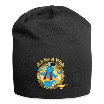 Frage den Flaschengeist nach einem Wunsch - Bonnet en jersey - noir - Devant