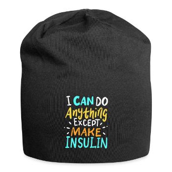 Diabetes Mellitus Diabetic Insulin Gift - Jersey Beanie - black - Front