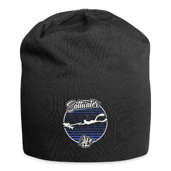 Spearfishing Saltwater Life Freediving Fishing - Jersey-Beanie - Schwarz - Vorne