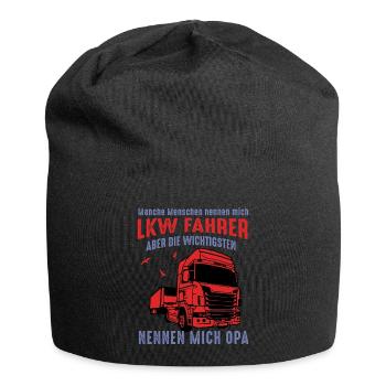 Opa LKW Fahrer - Jersey-Beanie - Schwarz - Vorne