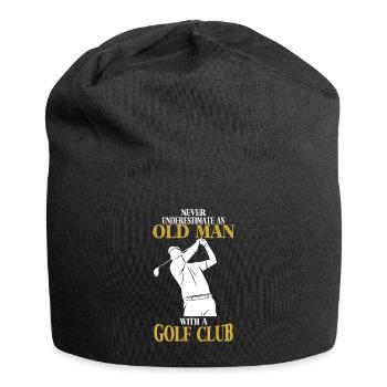 Chemise de golfeur - Bonnet en jersey - noir - Devant