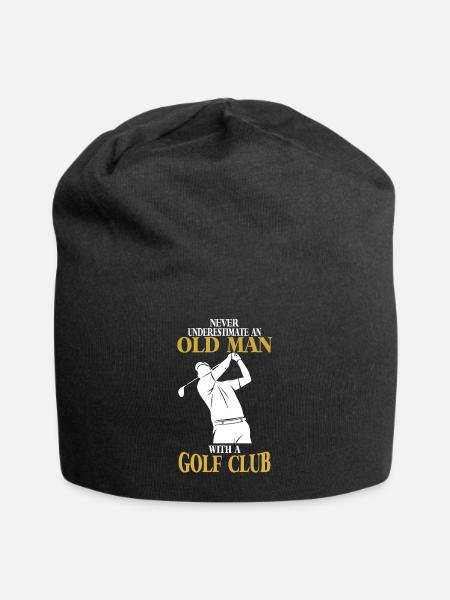Golfer Shirt - Jersey-Beanie - Schwarz