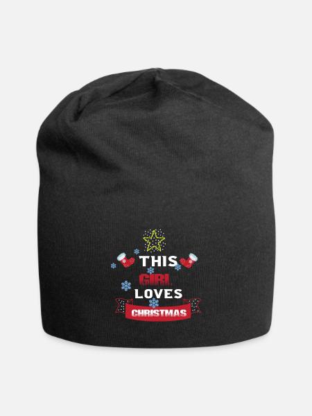 Christmas - Jersey Beanie - black