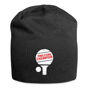ping-pong - Jersey Beanie - black - Front
