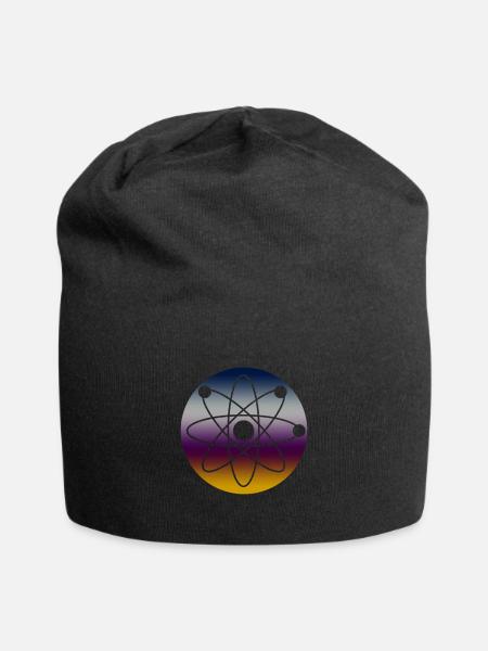 Physique Atome - Bonnet en jersey - noir