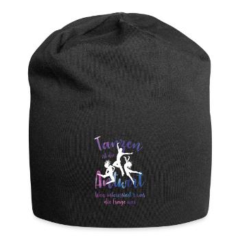 Tanzen Tänzer Tanz Tänzerin Tanzfläche Geschenk - Jersey-Beanie - Schwarz - Vorne