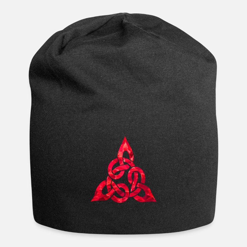 Celtic Knot - Jersey Beanie - black
