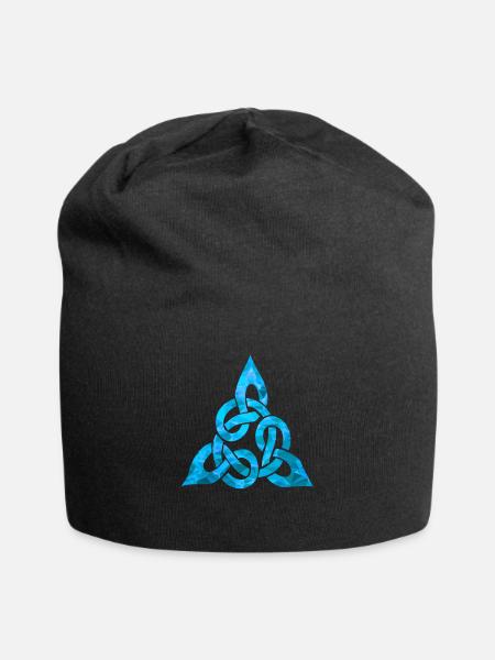 Celtic Knot - Jersey Beanie - black