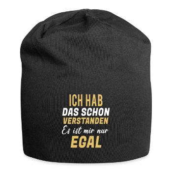 Des phrases drôles - Bonnet en jersey - noir - Devant