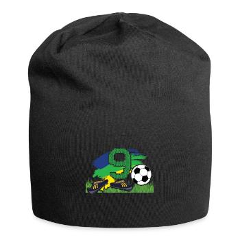 9. Geburtstag Jungs Birthday Geschenk 9 Jahre - Jersey-Beanie - Schwarz - Vorne